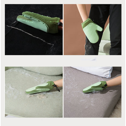 Guanti in Silicone da Massaggio e Toelettatura per Animali